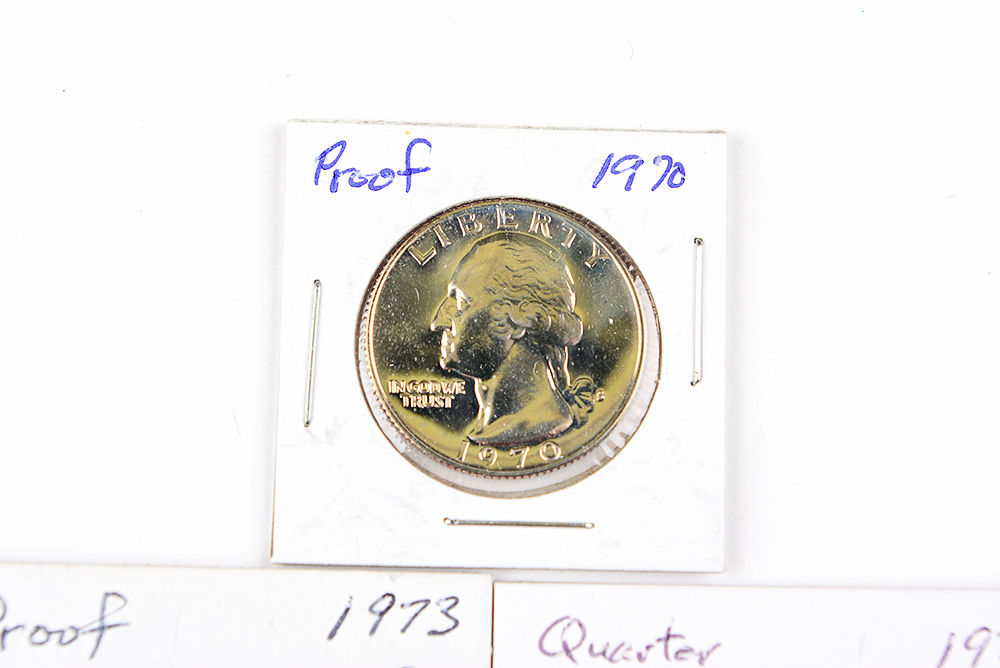 1969-73 United States Washington Quarter Proofs