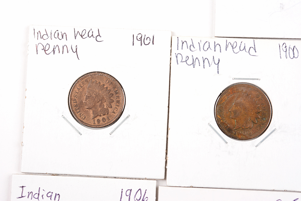 1900s Indian Head Cents
