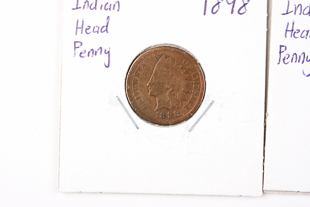 1880s-90s Indian Head Cents