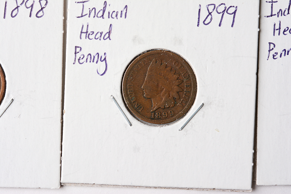1880s-90s Indian Head Cents