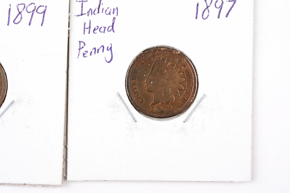 1880s-90s Indian Head Cents