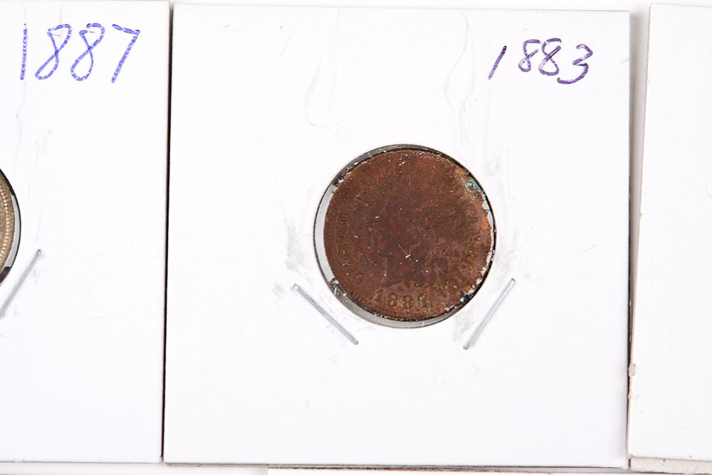 1880s-90s Indian Head Cents