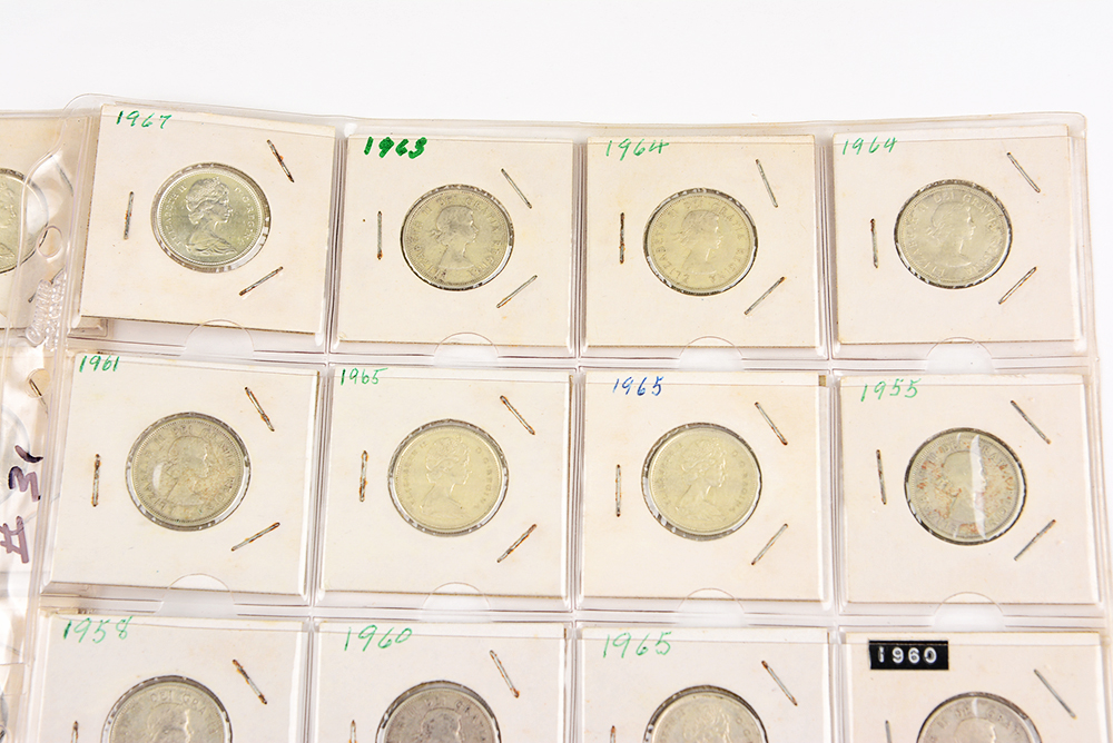 1950s-60s Elizabeth II Canadian Quarter Collection