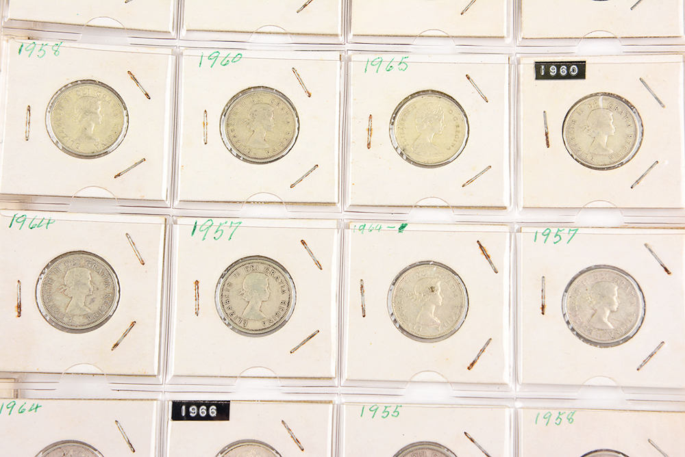1950s-60s Elizabeth II Canadian Quarter Collection