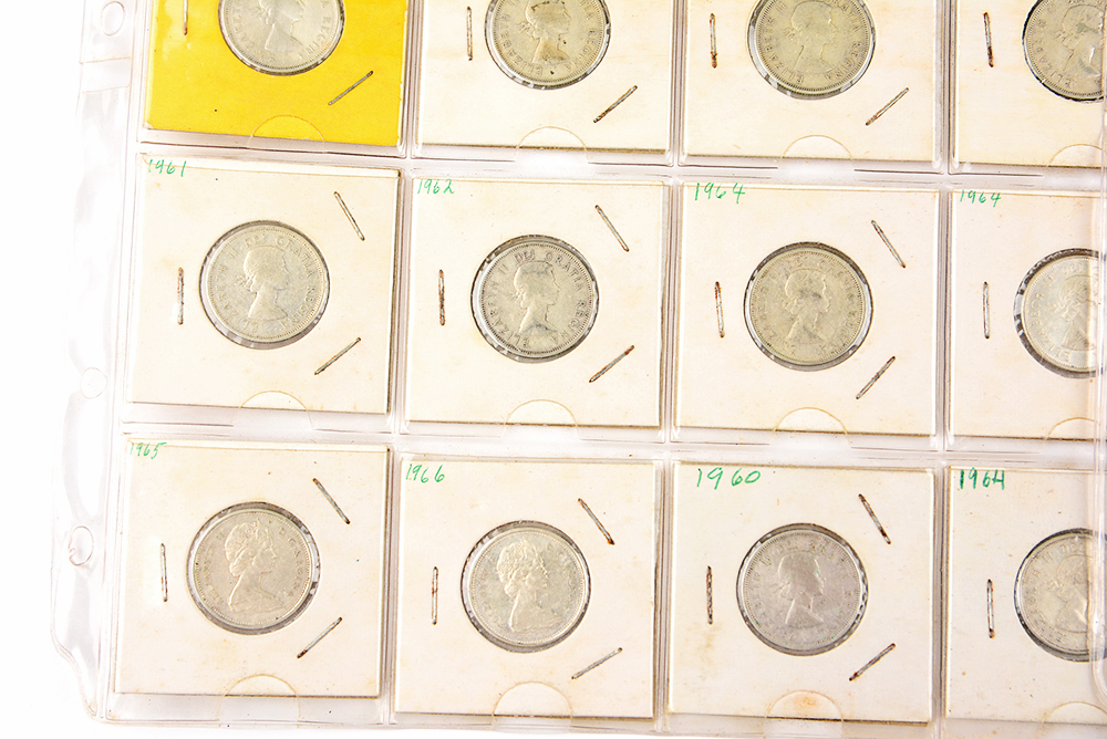 1950s-60s Elizabeth II Canadian Quarter Collection