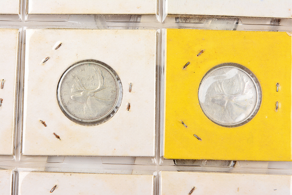 1950s-60s Elizabeth II Canadian Quarter Collection