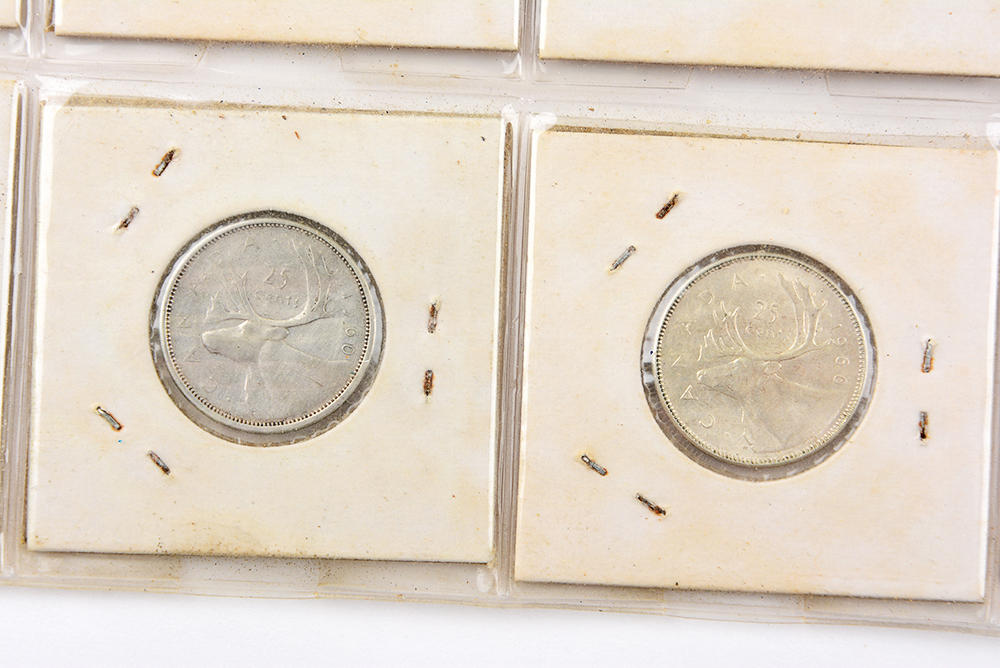1950s-60s Elizabeth II Canadian Quarter Collection