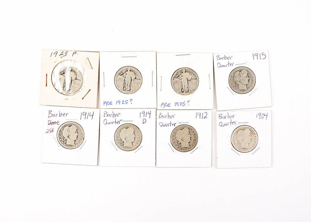 Barber and Standing Liberty Quarter Collection