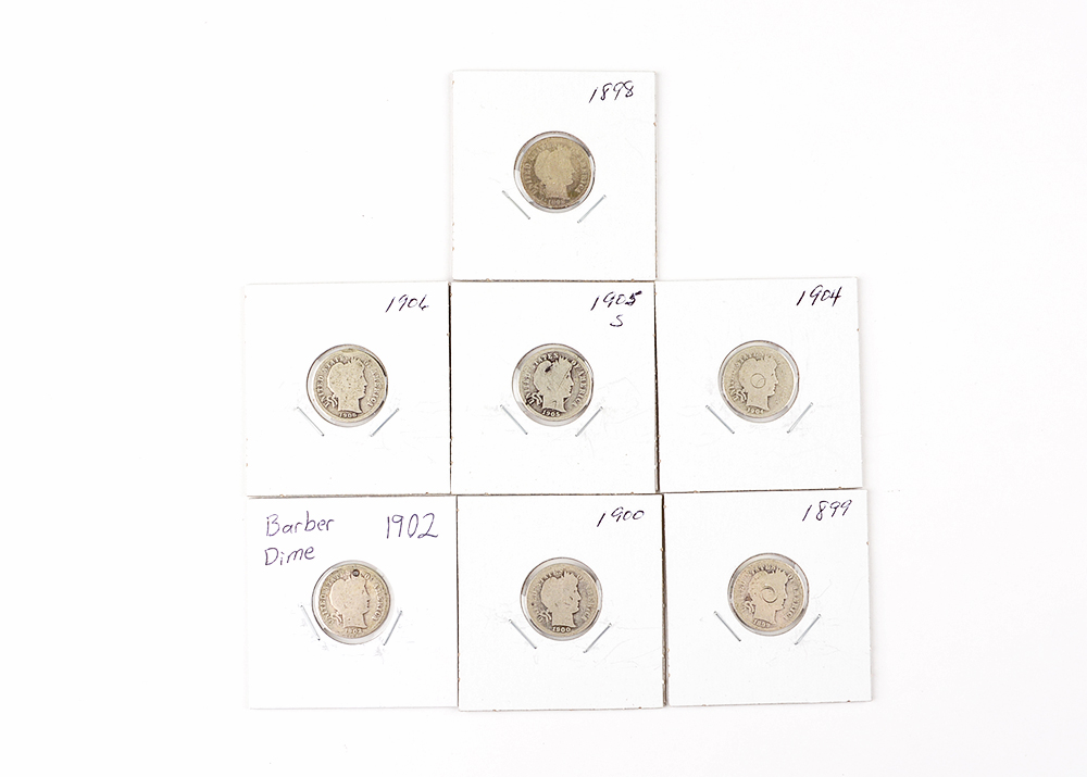 1898-1906 Barber Dimes