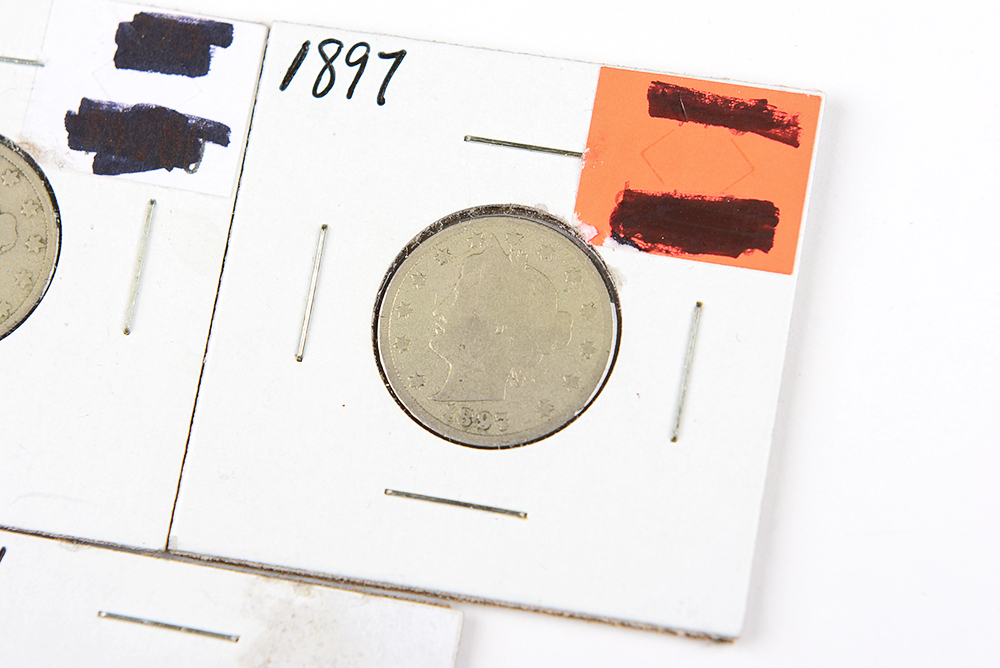 1890s Liberty Head Nickels