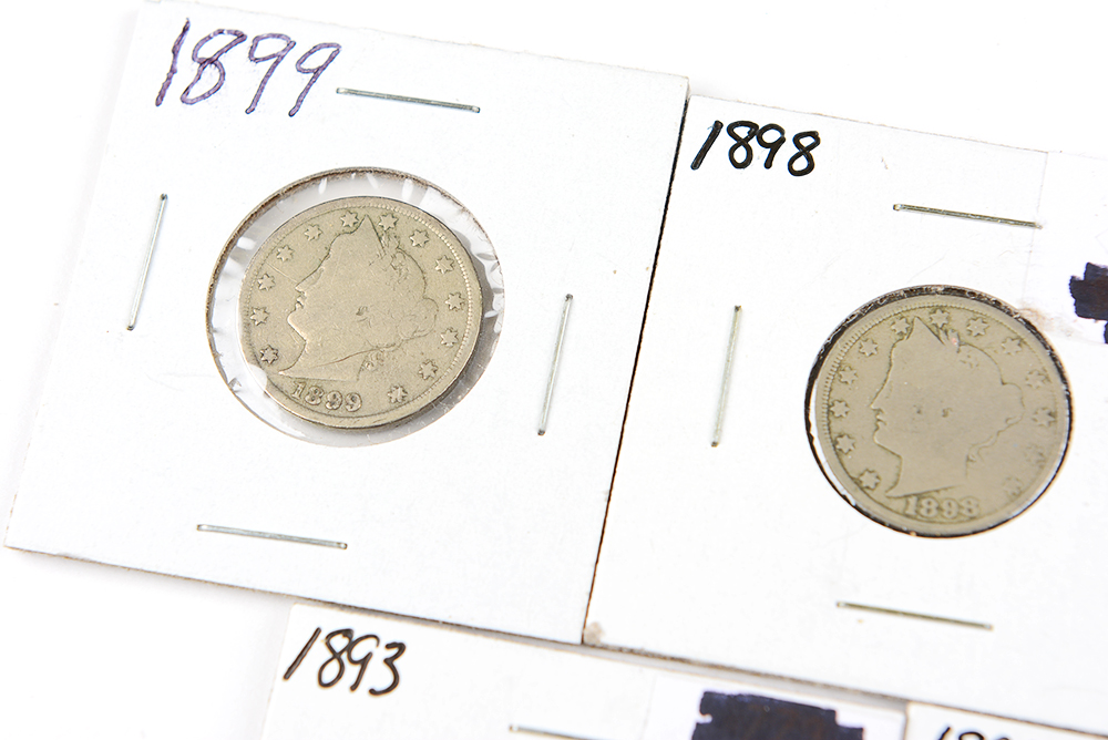 1890s Liberty Head Nickels