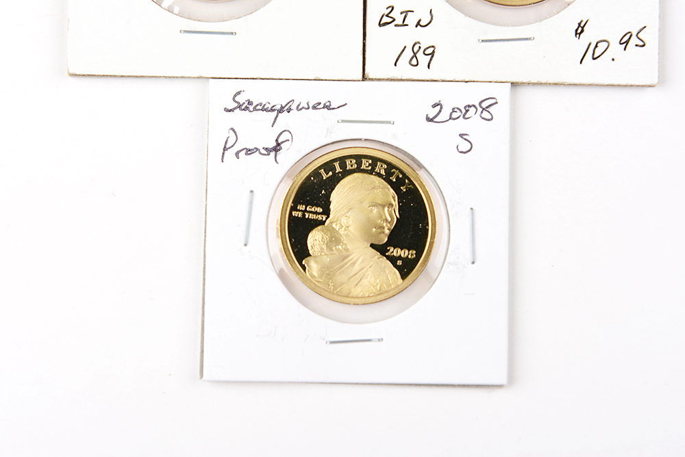 Sacagawea Dollar Proof Coins