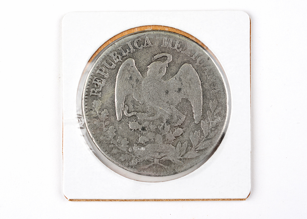 1835 Mexico 8 Reale Coin