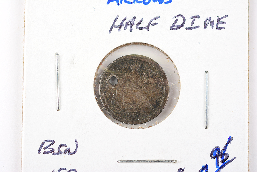 1853 Seated Liberty Half-Dime - Arrows