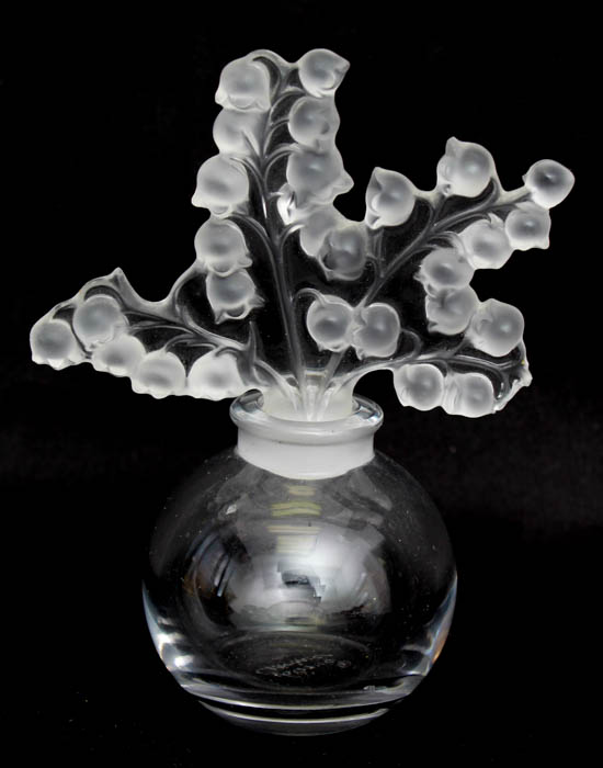 Lalique France Clairefontaine Crystal Perfume Bottle