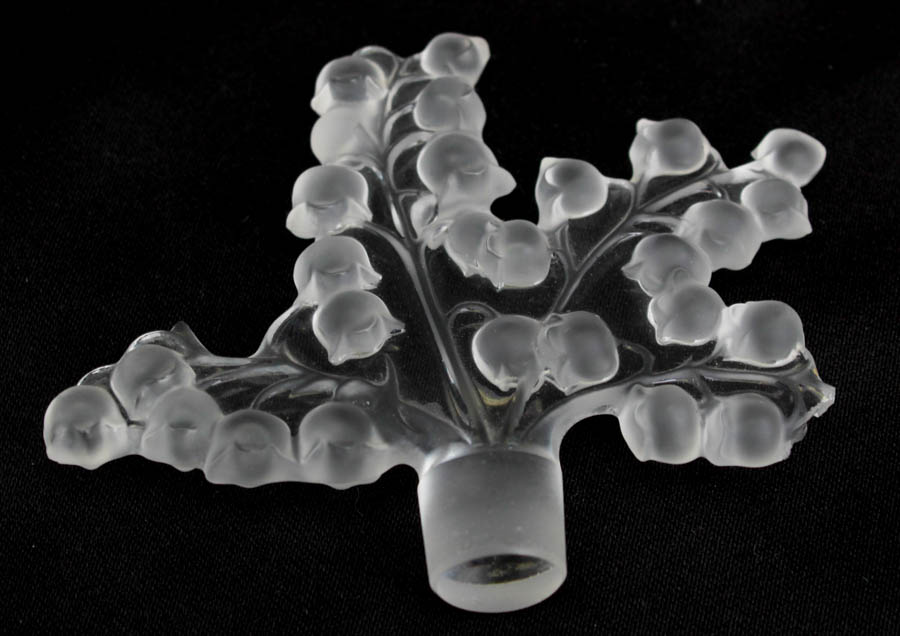 Lalique France Clairefontaine Crystal Perfume Bottle