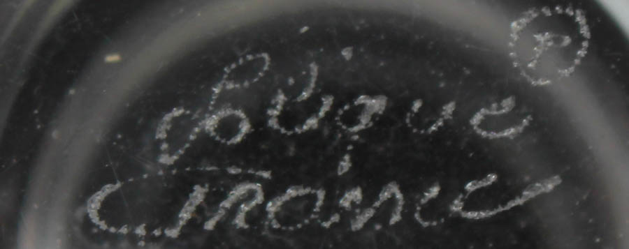 Lalique France Clairefontaine Crystal Perfume Bottle