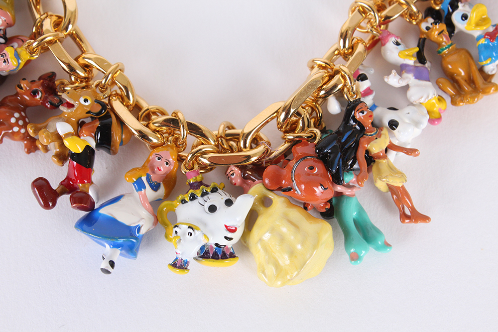 The Bradford Exchange Disney Character Charm Bracelet with Original Gift Box