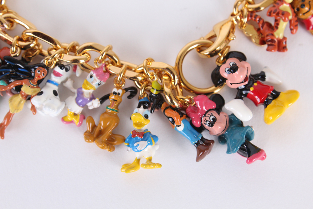 The Bradford Exchange Disney Character Charm Bracelet with Original Gift Box