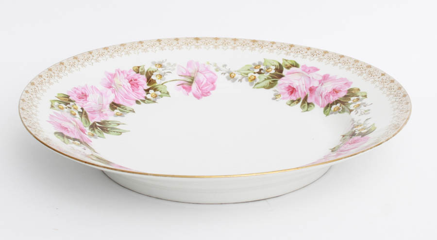 Floral Limoges China Bowl