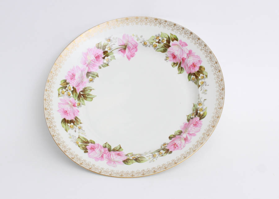 Floral Limoges China Bowl