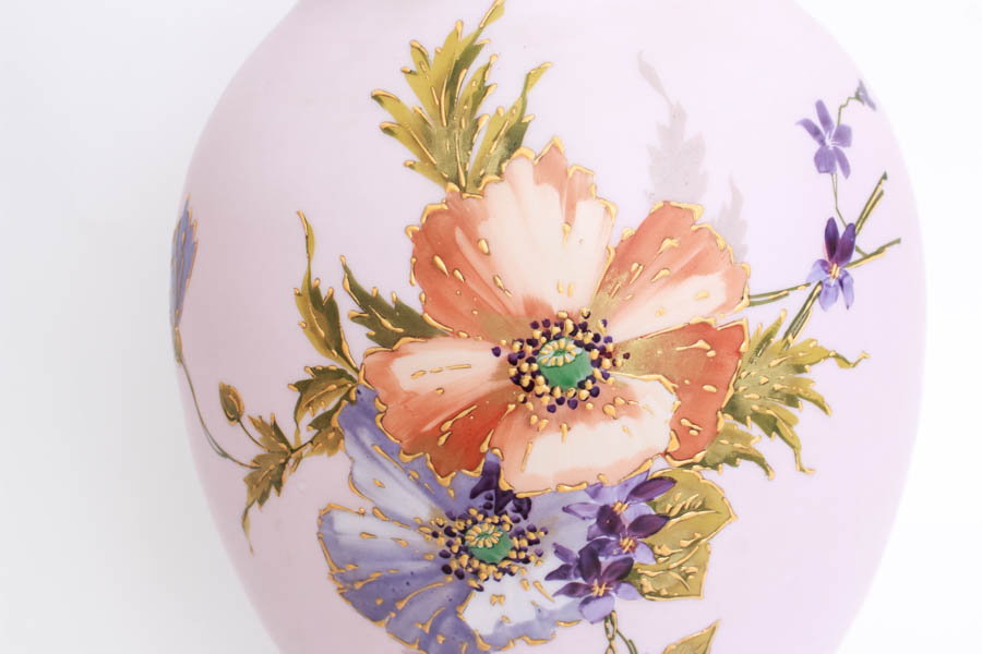 Hand-Painted Porcelain Vase