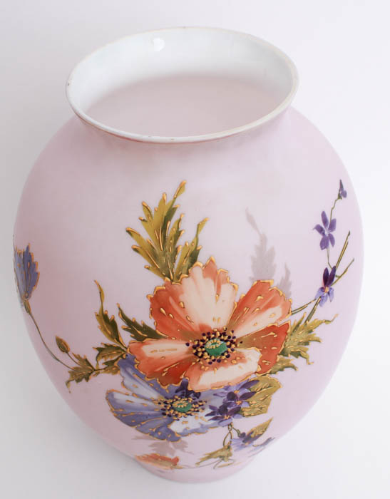 Hand-Painted Porcelain Vase