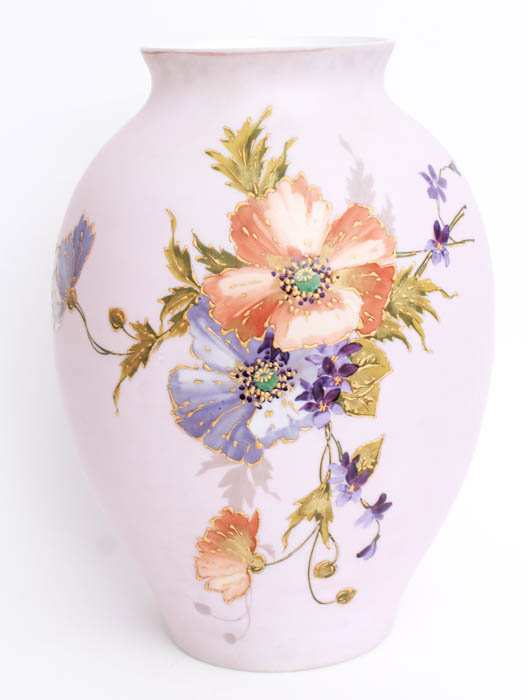 Hand-Painted Porcelain Vase