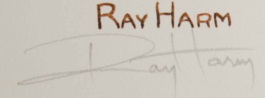 Five Signed Ray Harm Prints