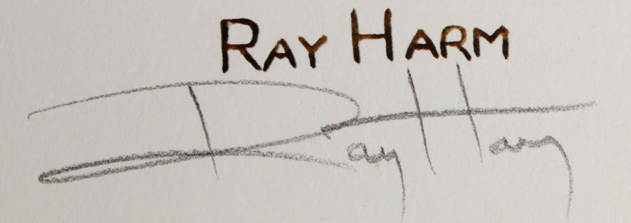 Five Signed Ray Harm Prints