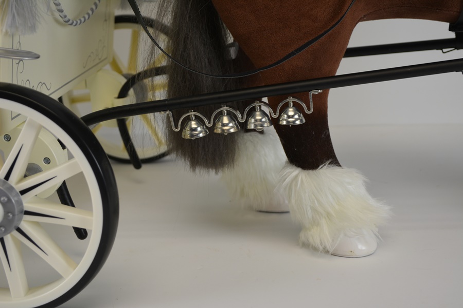 18" American Girl Doll "Isabelle" and Pretty City Carriage