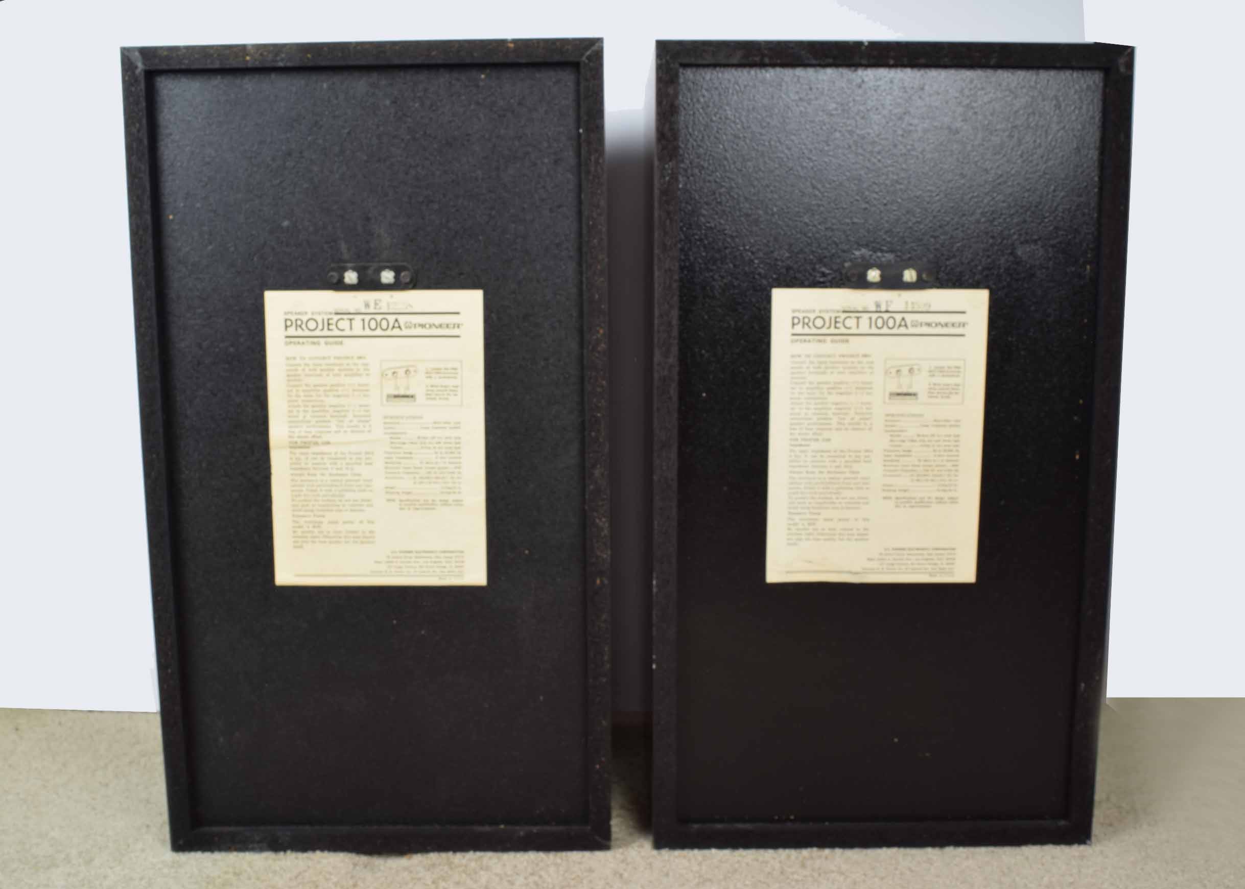 Pioneer Project 100A Speaker Duo