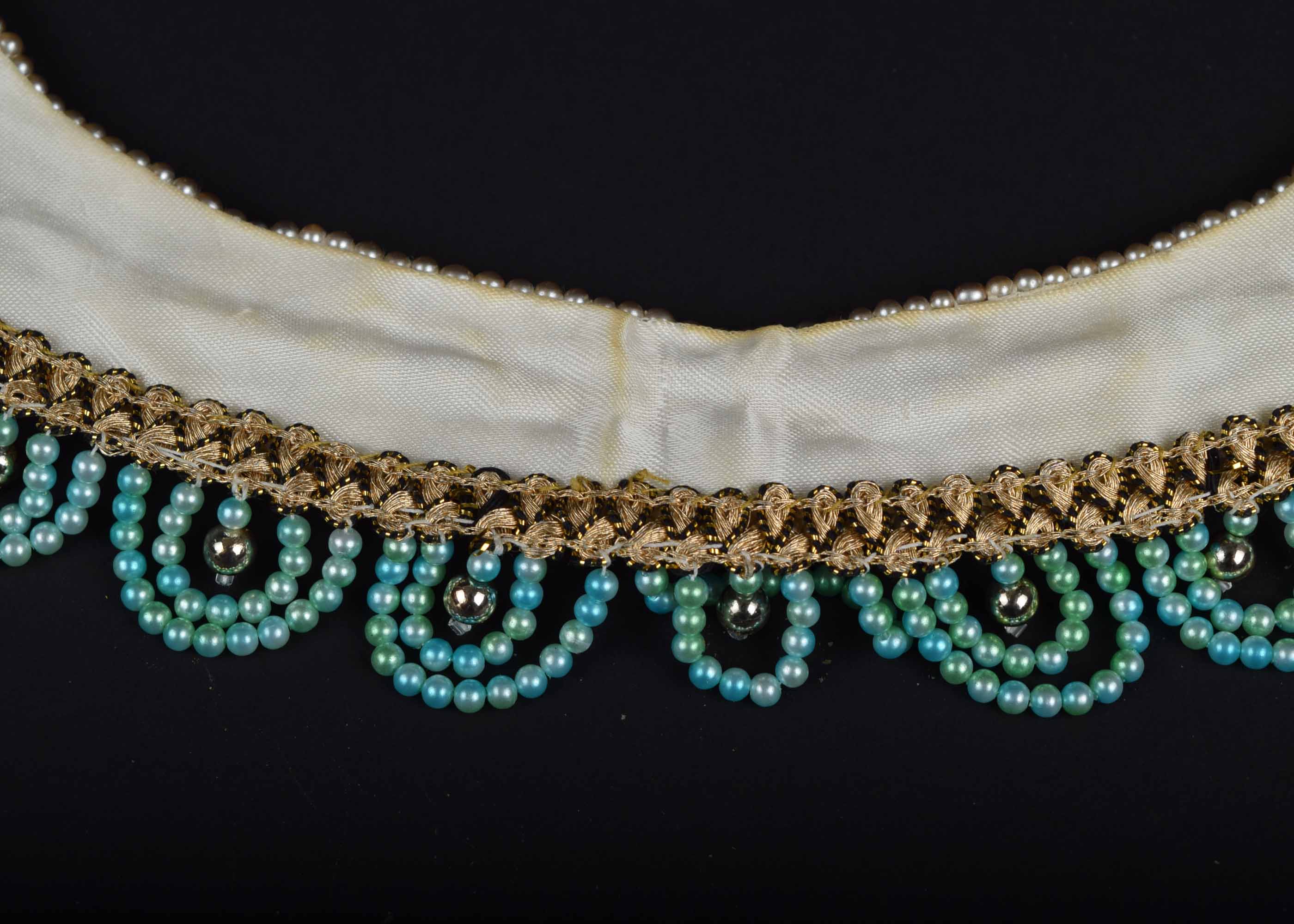 Pair of Vintage Faux Pearl Collars