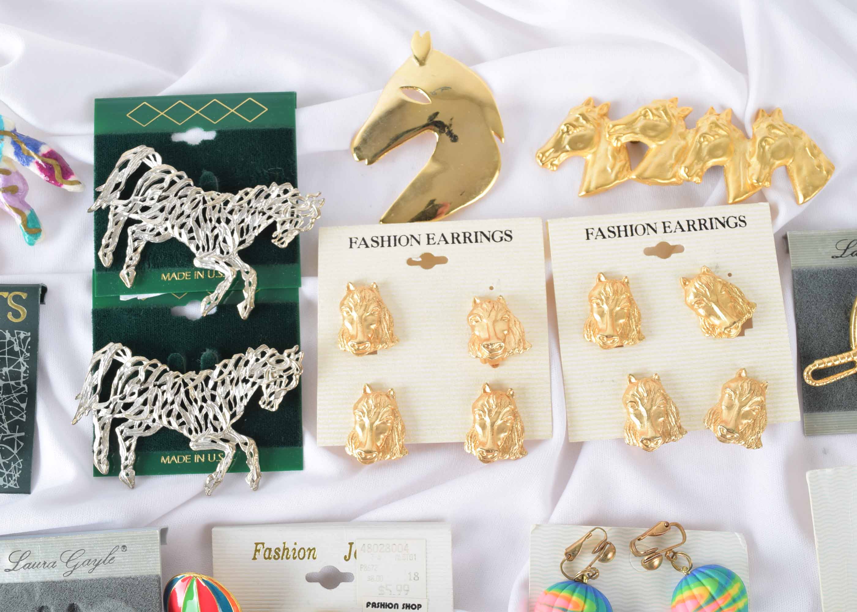 Women's Kentucky Derby Themed Costume Jewelry Assortment