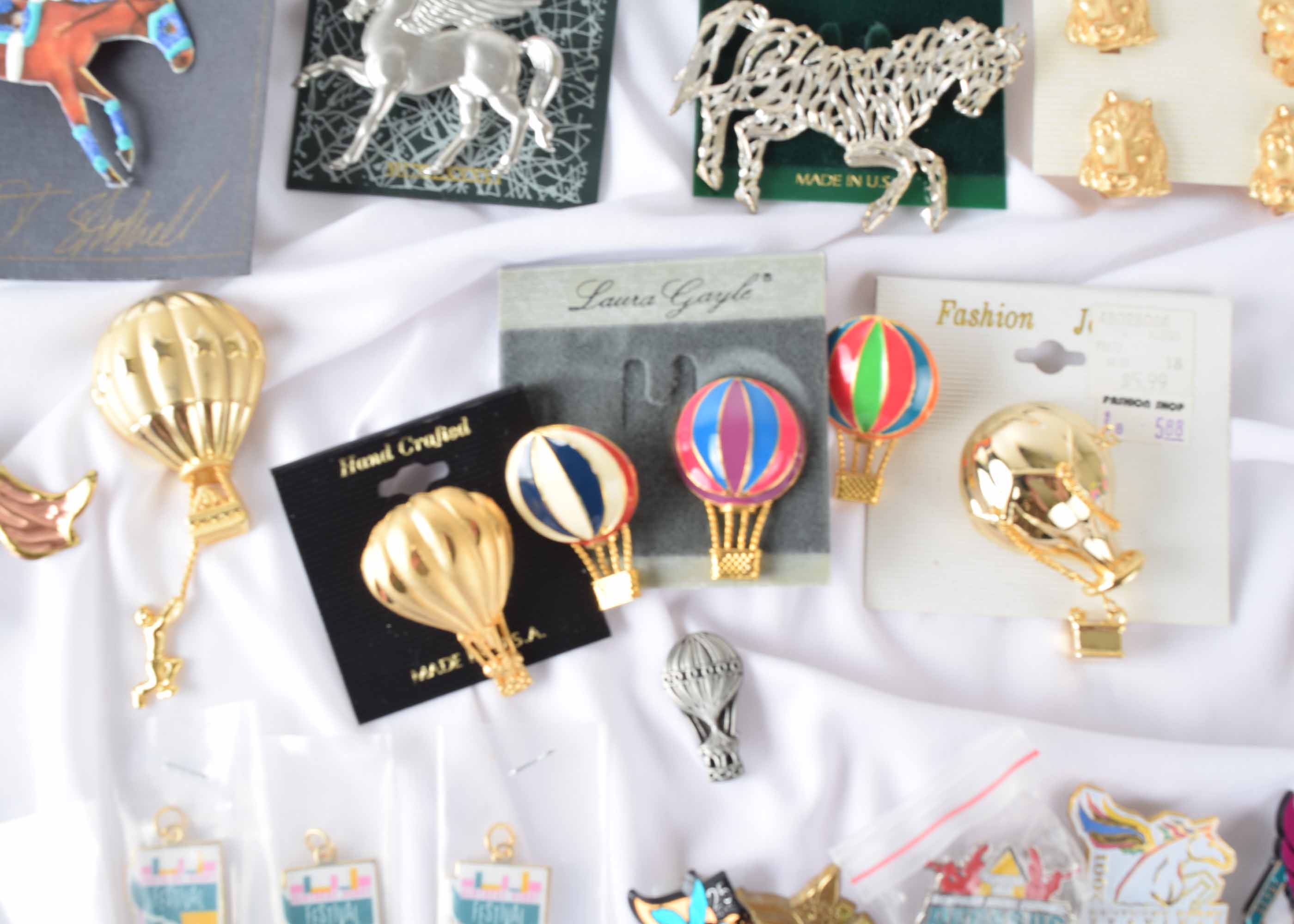 Women's Kentucky Derby Themed Costume Jewelry Assortment