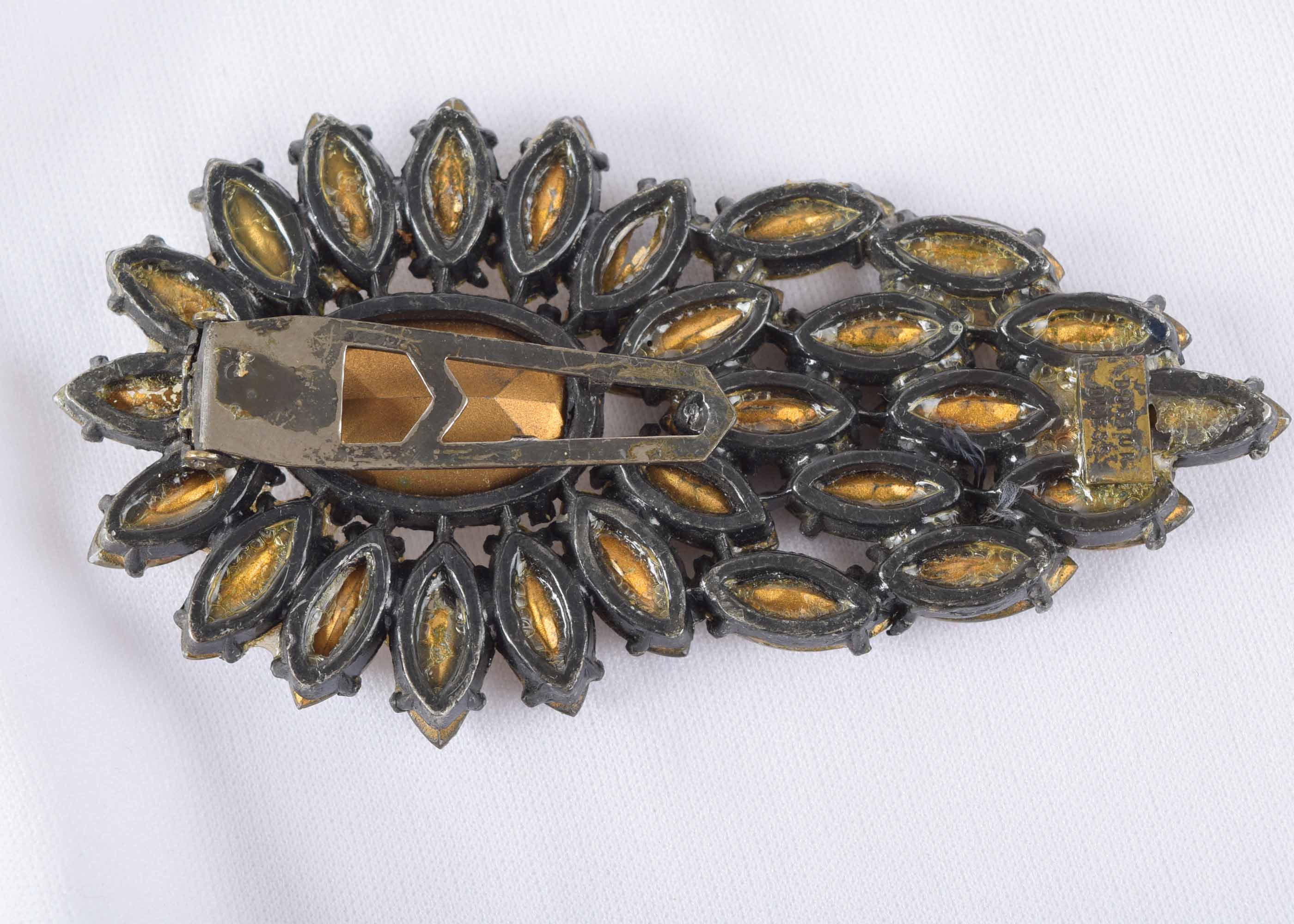 Vintage Women's Rhinestone Jewelry with Doctor Dress Clip Pin