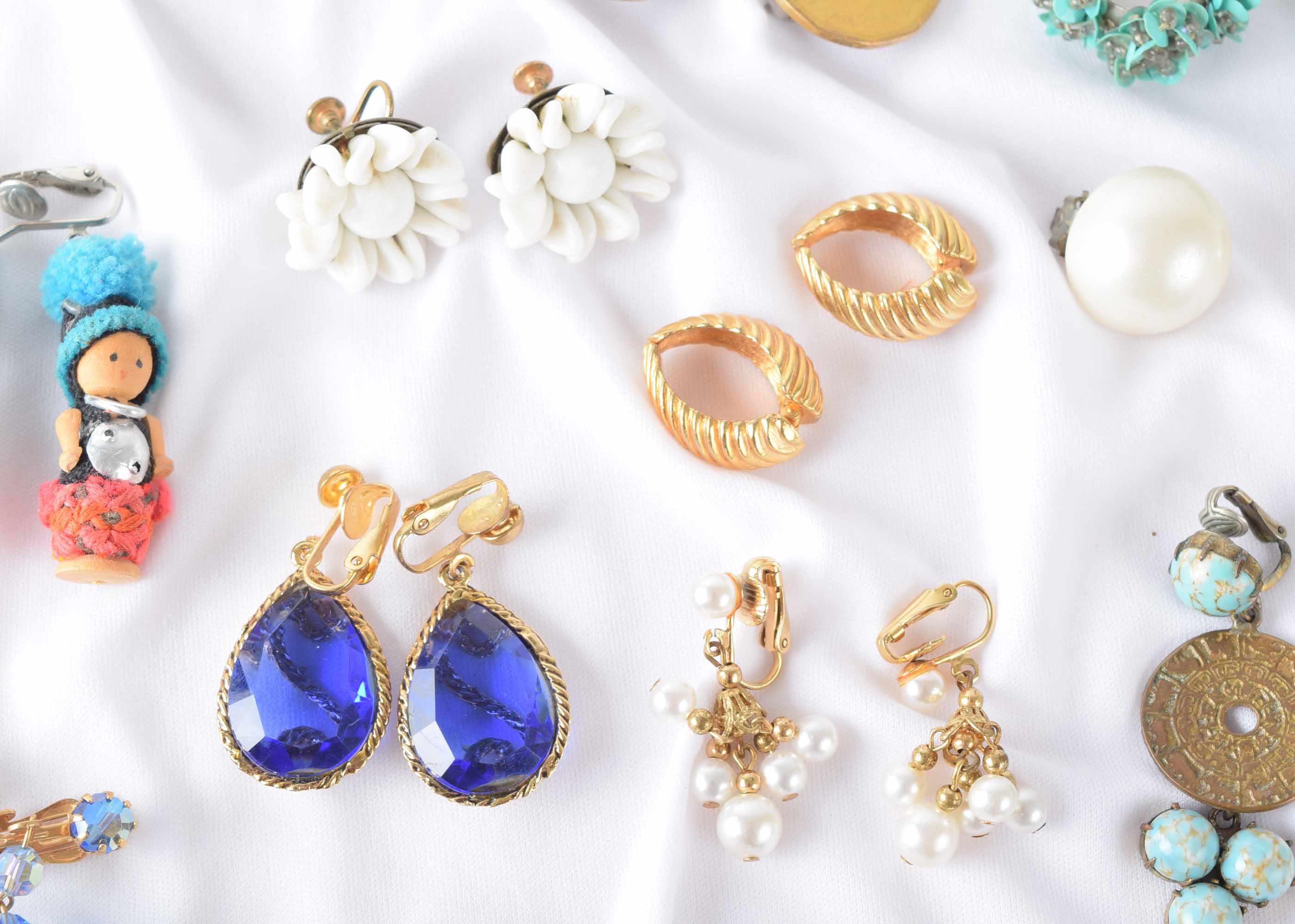 Vintage Women's Clip and Screw Back Earring Collection