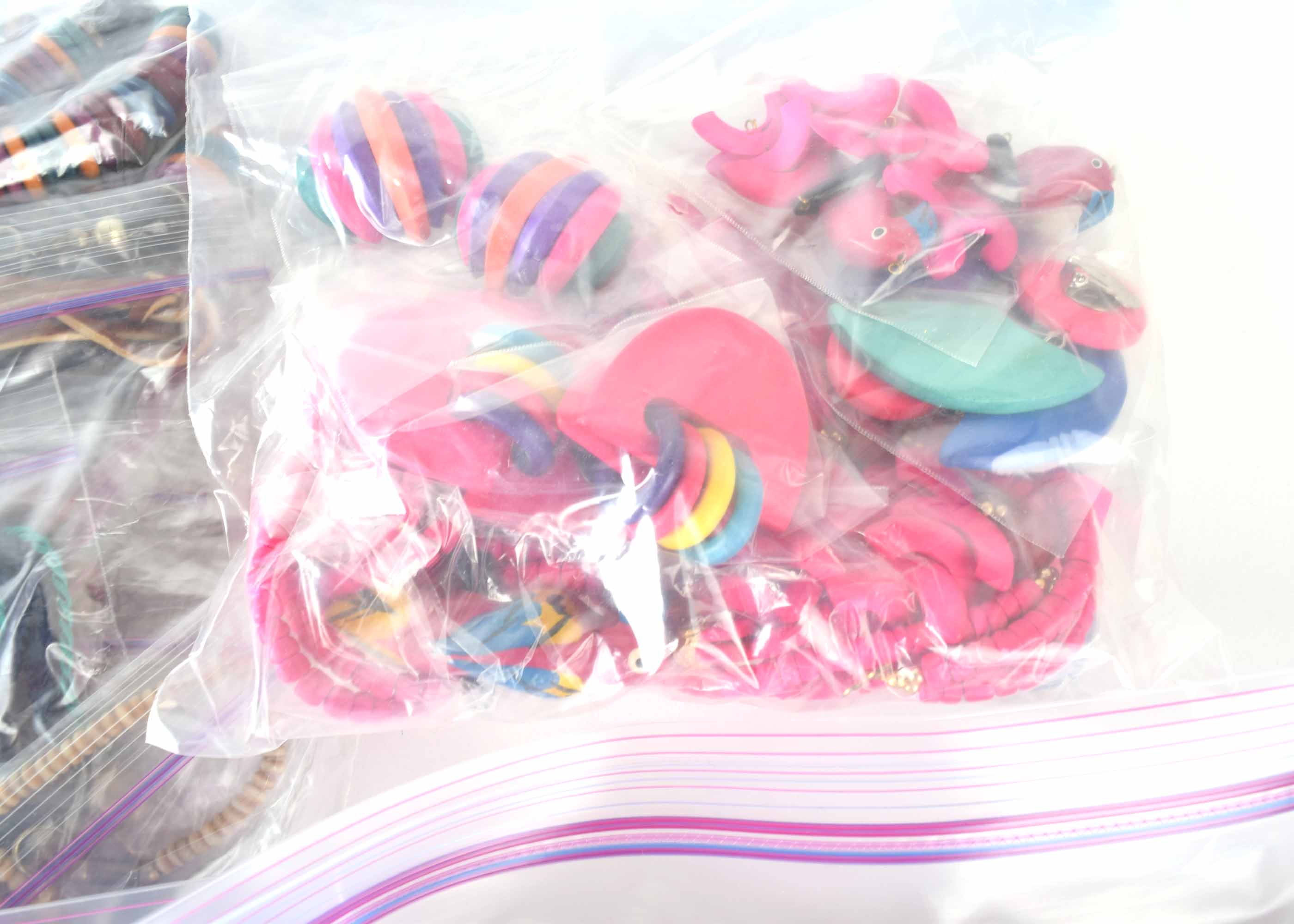 Colorful 1980's Chunky Jewelry