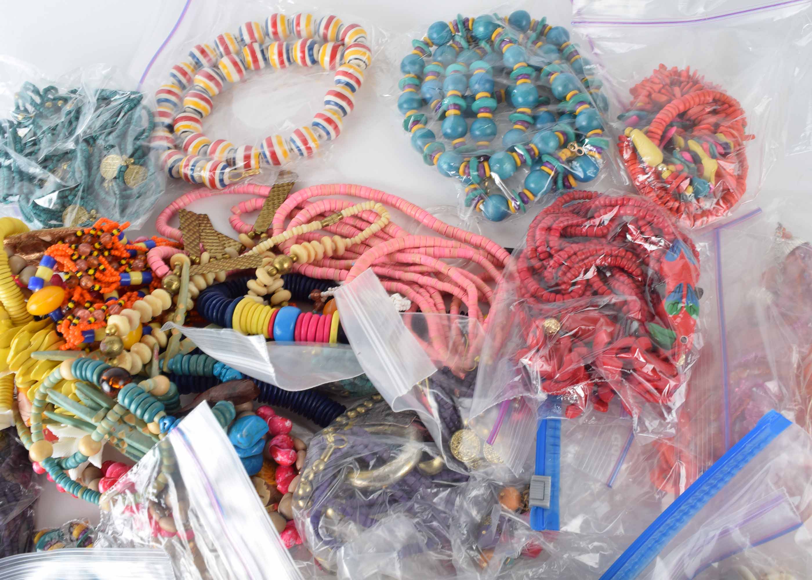 Colorful 1980's Chunky Jewelry