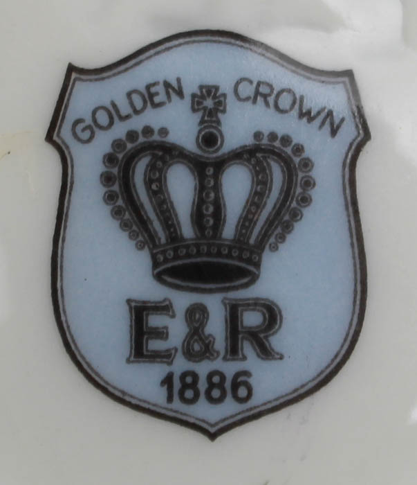 Golden Crown Ceramic Bird Dish