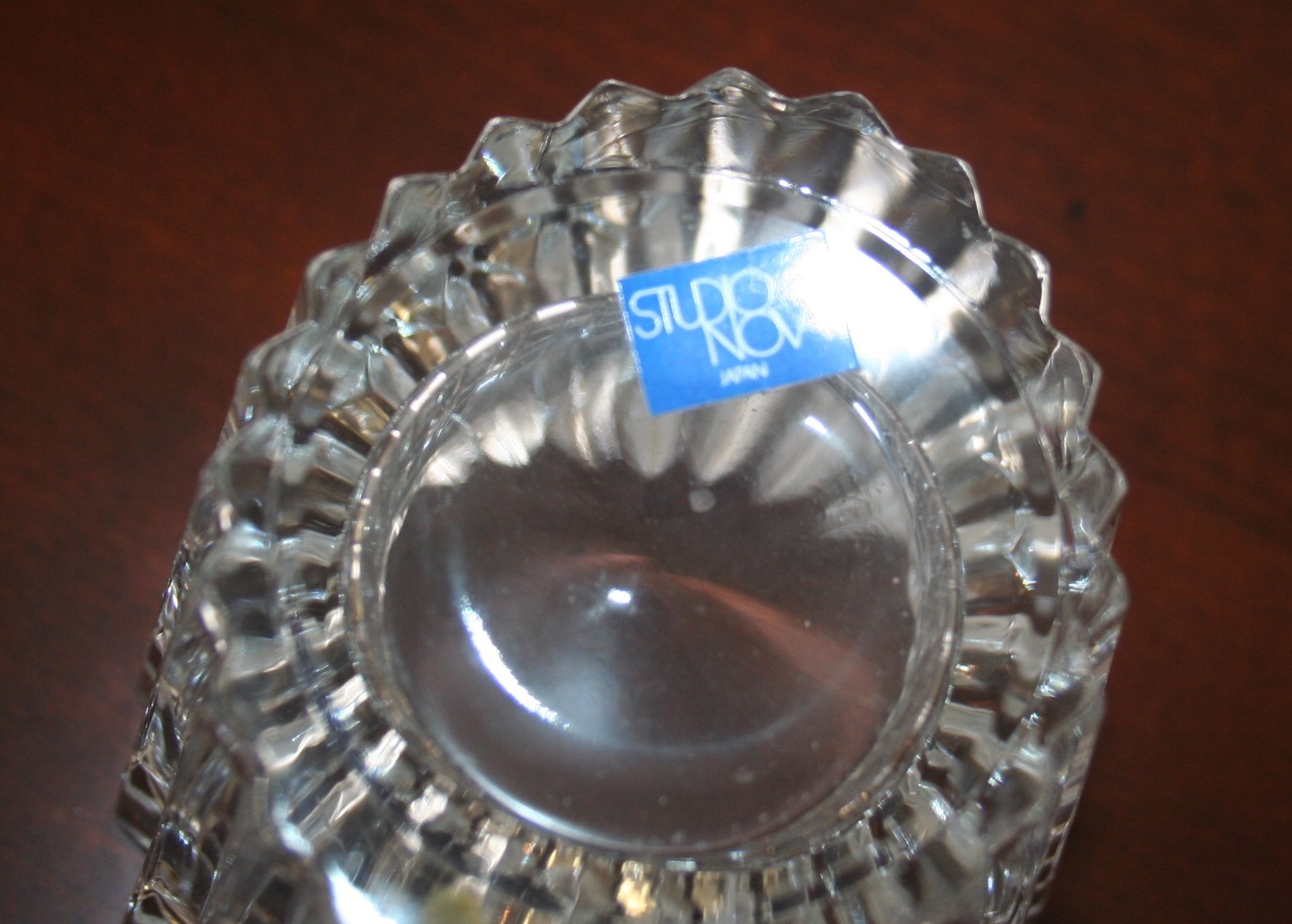 Ribbed Crystal Bowls