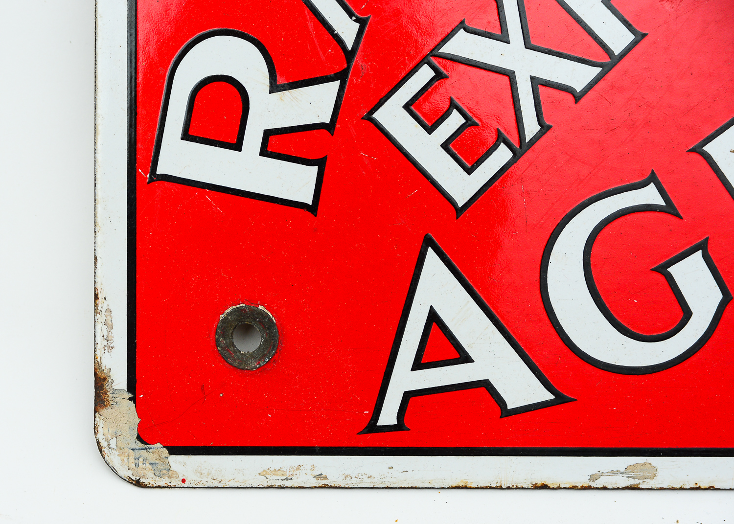 Circa 1917 Railway Express Agency Sign