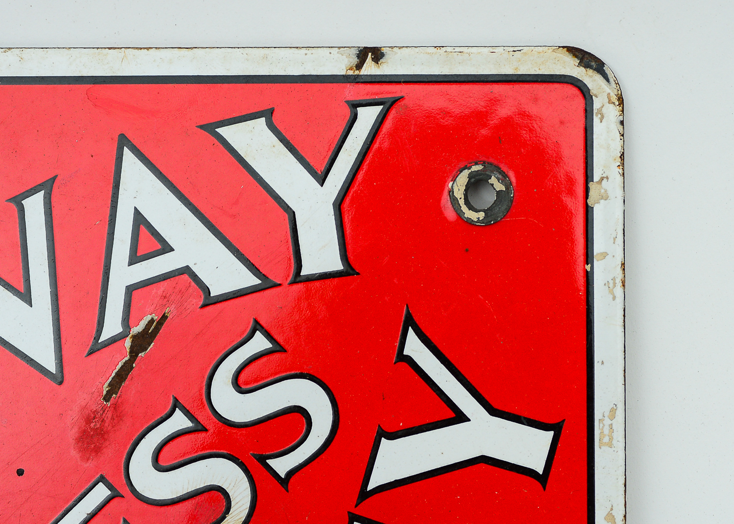 Circa 1917 Railway Express Agency Sign