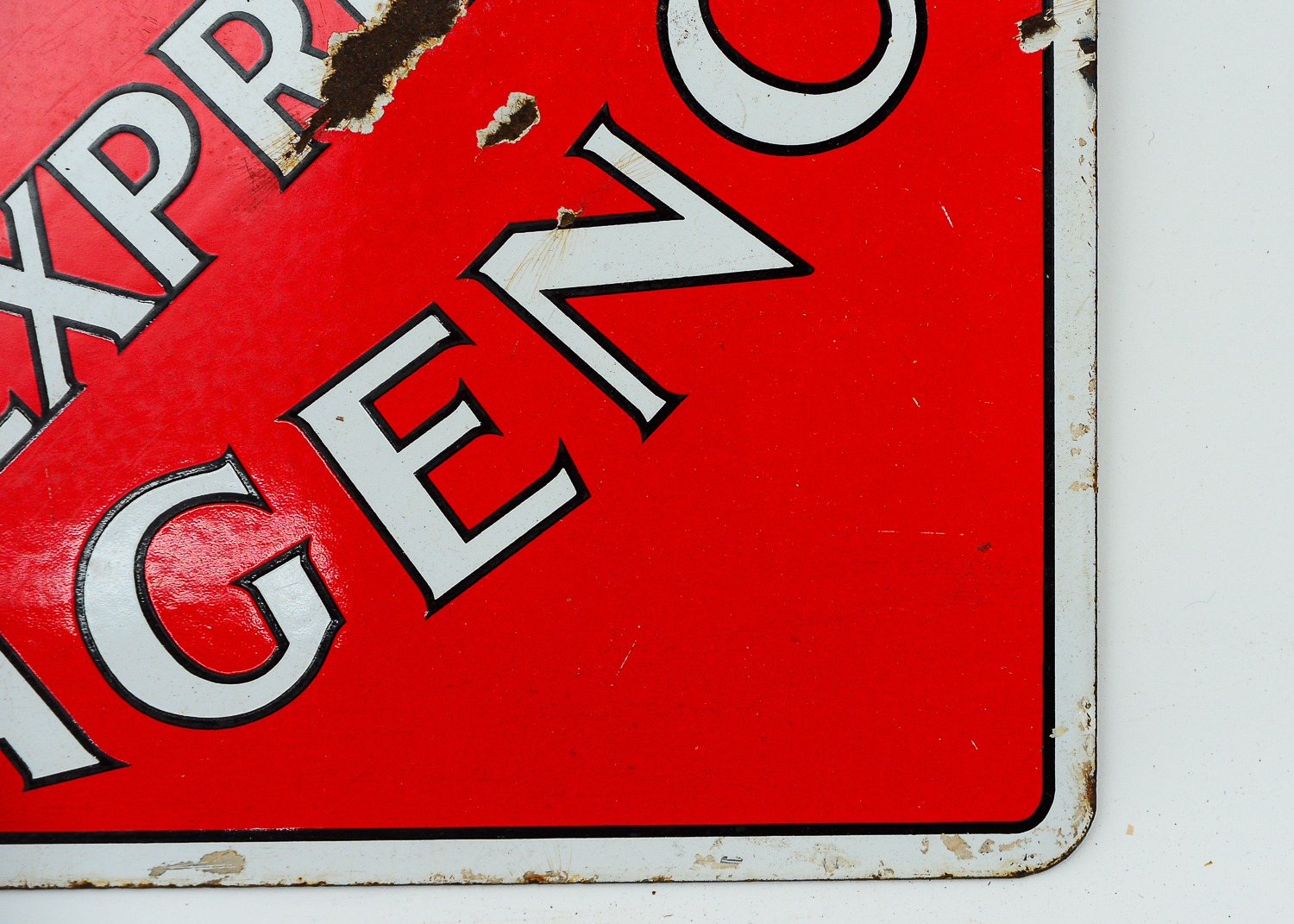 Circa 1917 Railway Express Agency Sign