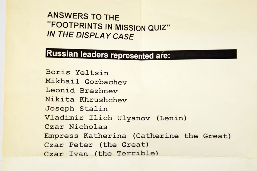 Nine Russian Nesting Dolls Representing Leaders