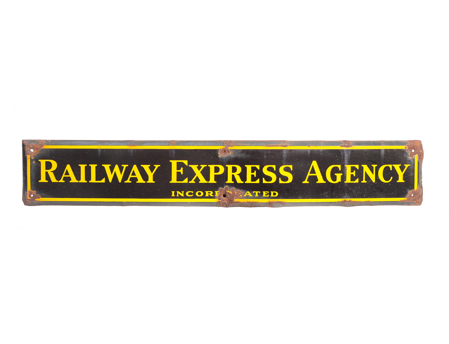 Vintage Railway Express Agency Sign