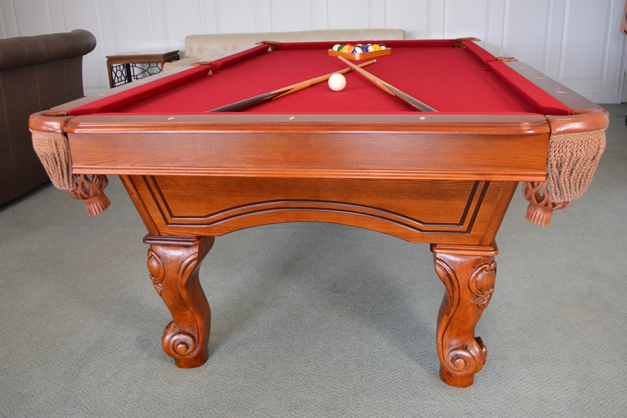 Beringer "Ambrosia" Eight Foot Billiards Table