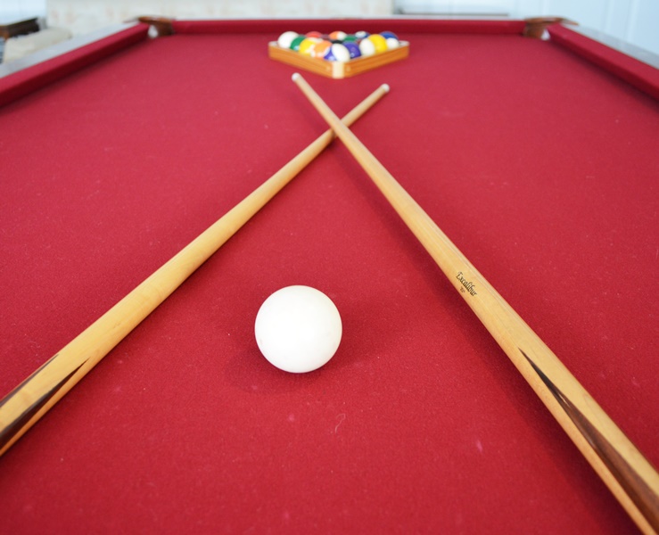 Beringer "Ambrosia" Eight Foot Billiards Table