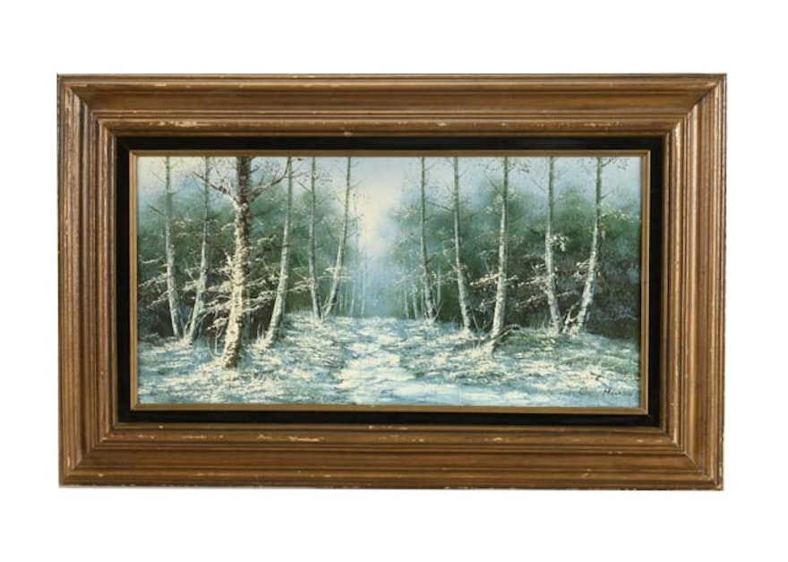 Carl Madden Oil on Canvas Landscape