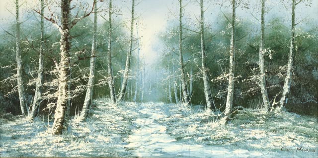 Carl Madden Oil on Canvas Landscape